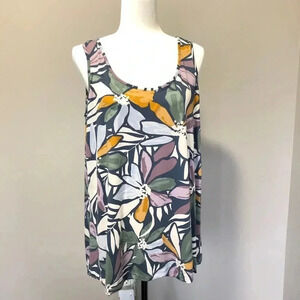 Nicole Miller Floral Tank  Top